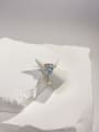 thumb 925 Sterling Silver Swiss Blue Topaz Blue Stone Butterfly Minimalist Pins & Brooches 2