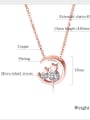 thumb Copper With Rose Gold Plated Cute Cat Necklaces 3