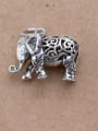 thumb 925 Sterling Silver With Vintage silver plating Elephant Findings & Components 1