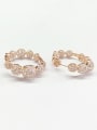 thumb GODKI Luxury Women Wedding Dubai Copper With Rose Gold Plated Fashion Round Earrings 0