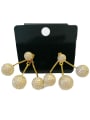 thumb GODKI Luxury Women Wedding Dubai Copper With Gold Plated Fashion Ball Earrings 0