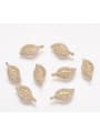 thumb Copper With Gold Plated Delicate Leaf Wedding Findings & Components 2
