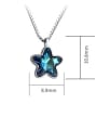 thumb 925 Sterling Silver With Cubic Zirconia Simplistic Star Necklaces 3