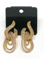 thumb GODKI Luxury Women Wedding Dubai Copper With Mix Plated Trendy Statement Earrings 0
