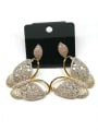 thumb GODKI Luxury Women Wedding Dubai Copper With Mix Plated Trendy Butterfly Earrings 0