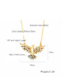 thumb Copper With 18k Gold Plated Fashion A great hawk spreads its wings Necklaces 3