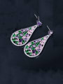 thumb Alloy With Platinum Plated Fashion Water Drop Cluster Earrings 0