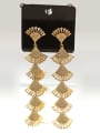 thumb GODKI Luxury Women Wedding Dubai Copper With Gold Plated Luxury Geometric Earrings 0