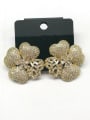 thumb GODKI Luxury Women Wedding Dubai Copper With Gold Plated Romantic Heart Earrings 0