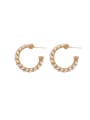 thumb Alloy  With Gold Plated Fashion Charm  Imitation Pearl Stud Earrings 2