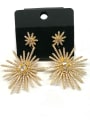 thumb GODKI Luxury Women Wedding Dubai Copper With Gold Plated Trendy Drop Earrings 0