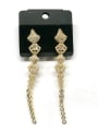 thumb GODKI Luxury Women Wedding Dubai Copper With Gold Plated Trendy Irregular Earrings 0