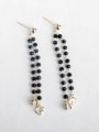 thumb Beads Rhinestone Drop Earrings 0