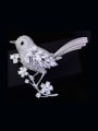 thumb Copper With Cubic Zirconia Cute Bird Brooches 2