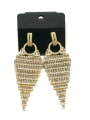 thumb GODKI Luxury Women Wedding Dubai Copper With Gold Plated Trendy Water Drop Earrings 0