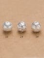 thumb 925 Sterling Silver With Silver Plated Trendy Ball Beads 2