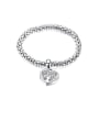 thumb Stainless Steel With Gold Plated Personality Hollow  Heart Chain Bracelets 3