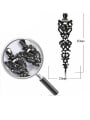 thumb Stainless Steel With Inserted drill  Vintage Water Drop Earrings 2