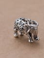 thumb 925 Sterling Silver With Vintage silver plating Elephant Findings & Components 2