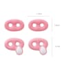 thumb Alloy With Rose Gold Plated Cute Pig Nose Stud Earrings 4
