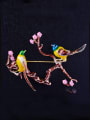 thumb Copper With color Enamel Cute Bird Animal Brooches 0