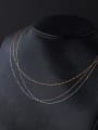 thumb 925 Sterling Silver With Gold Plated Simplistic Gypsophila chain 2