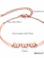 thumb Stainless Steel With Rose Gold Plated Lady Butterfly Bracelets 3