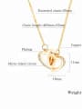 thumb Copper With Gold Plated Fashion with two heart Necklaces 3