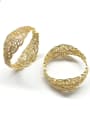 thumb GODKI Luxury Women Wedding Dubai Copper With Gold Plated Fashion Oval Earrings 0