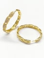 thumb GODKI Luxury Women Wedding Dubai Copper With Gold Plated Fashion Round Earrings 0