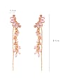 thumb Alloy With Rose Gold Plated Trendy Water Drop Drop Earrings 2