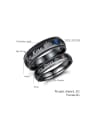 thumb Stainless Steel With Gun Plated Personality Men Rings 3