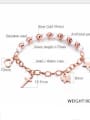 thumb Stainless Steel With Rose Gold Plated With heart star Bracelets 3