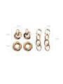 thumb Alloy With Gold Plated Fashion Geometric Stud Earrings 3