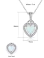 thumb 925 Sterling Silver With  Personality Heart Necklaces 3