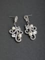thumb Micro inlay Rhinestone gorgeous 925 silver Stud earrings 0