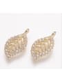 thumb Copper With Gold Plated Delicate Leaf Wedding Findings & Components 0