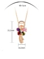 thumb Copper With Rose Gold Plated Delicate Flower Necklaces 3