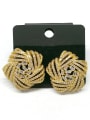 thumb GODKI Luxury Women Wedding Dubai Copper With Gold Plated Fashion Star Earrings 0