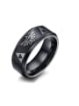 thumb Stainless Steel With Gun Plated Punk Band Triangle Zelda anime Rings 0