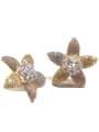 thumb GODKI Luxury Women Wedding Dubai Copper With Mix Plated Fashion Star Earrings 0