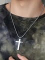 thumb Stainless Steel With Classic Cross Pendants 1