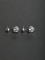 thumb LOVE Glassstone  small and exquisite 925 Silver Stud Earrings 0