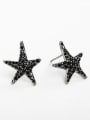 thumb Black zircon starfish  Cluster Earrings 0