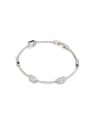 thumb Silver Square Youself ! Silver-Plated Zinc Alloy  Bracelet 0