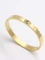 thumb Custom Gold  Bangle with Stainless steel   63MMX55MM 0
