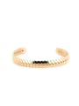 thumb New design Gold Plated Titanium Personalized Bangle in Gold color 0