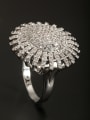 thumb GODKI Luxury Women Wedding Dubai Model No 1000002915 White Ring with Platinum Plated Copper Zircon 0