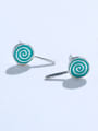 thumb Blacksmith Made Silver-Plated 925 Silver Statement Studs stud Earring 0