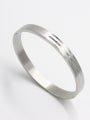 thumb New design Stainless steel   Bangle in White color 63MMX55MM 0
